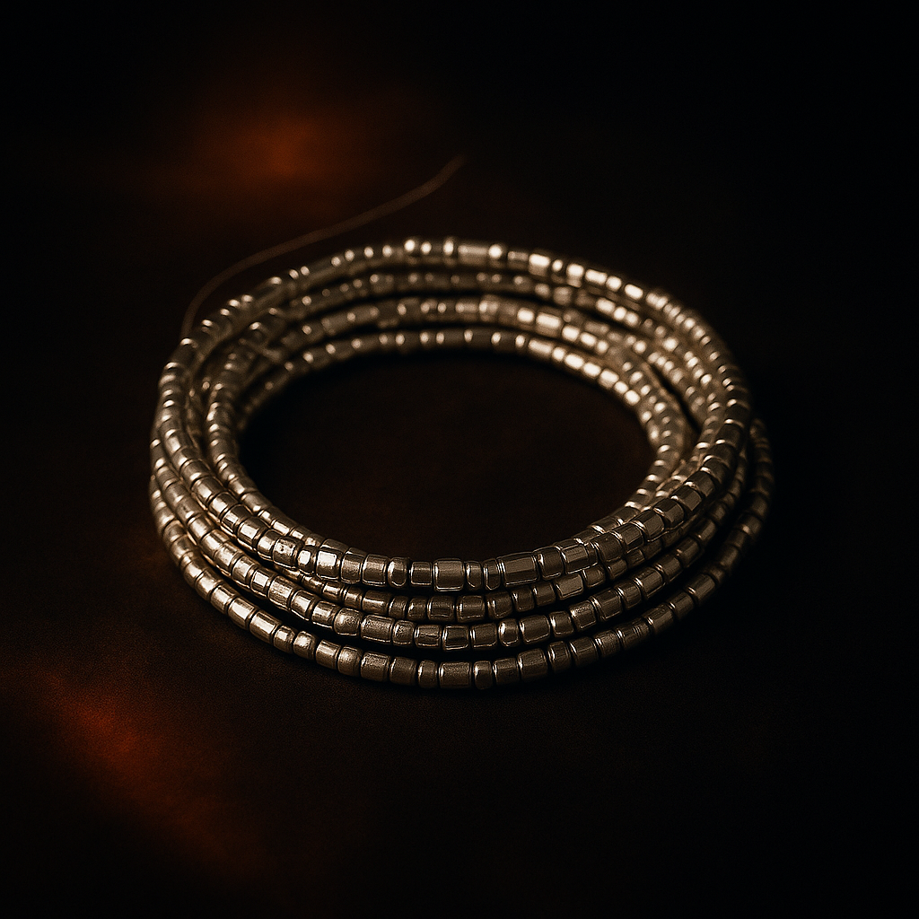 Silver Moonlight Waist Beads