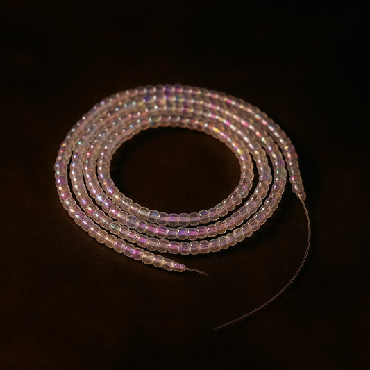 Clear Crystal Aura Waist Beads